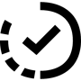 Icon Uhr die Prozess darstellt
