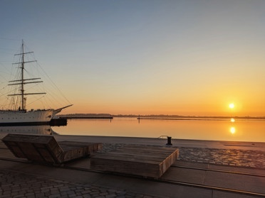 Sonnenuntergang Stralsund